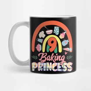 Gift For Bakers Custom Baking Princess Tee Baker Gift Baking Birthday Girl Mug